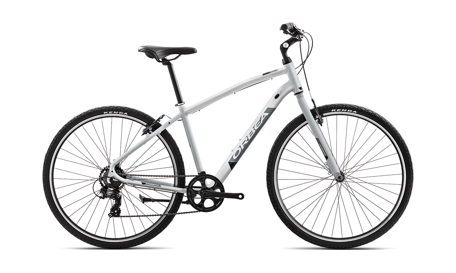 Фотография Велосипед Orbea COMFORT 40 (2019) 2019 Серебристо-черный